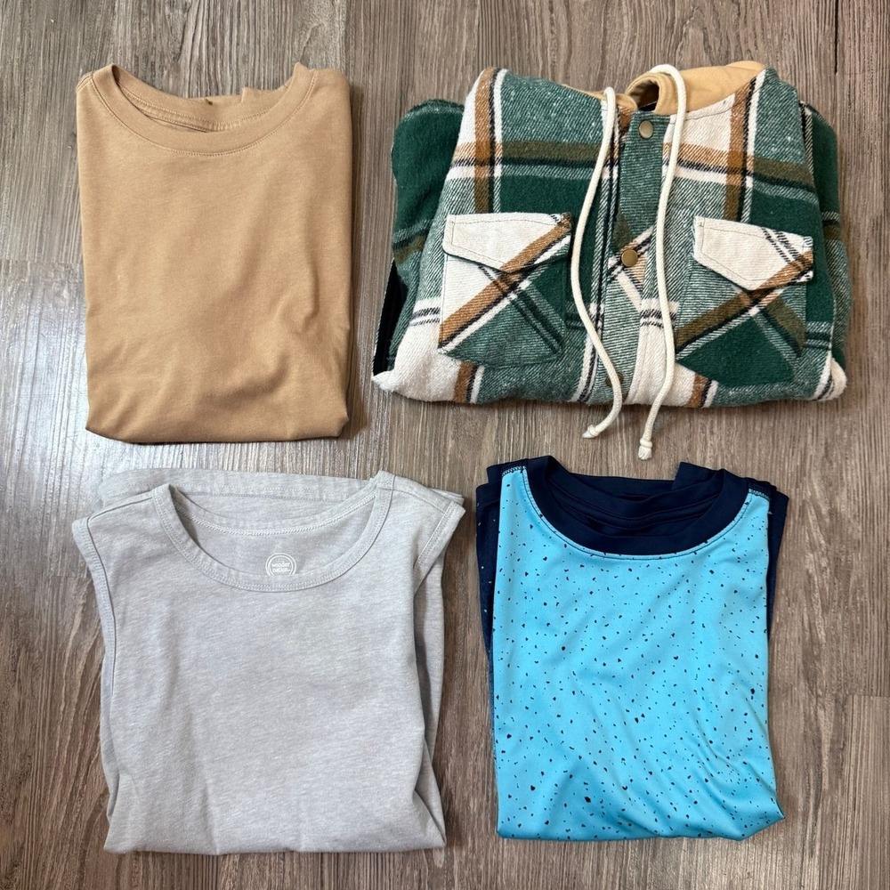 Boys L 10/12 Tops Jacket 4pc Bundle Old Navy Wonder Nation Made By Molly Shacket